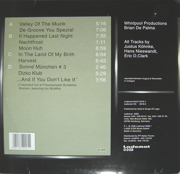 Whirlpool Productions : Brian De Palma (2xLP, Album)