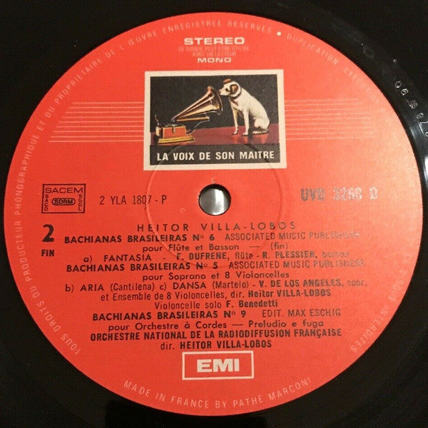Heitor Villa-Lobos : Quatre Bachianas Brasileiras (LP, Album)