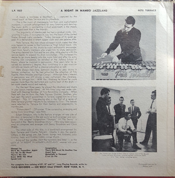 Pete Terrace - The King Of Latin-Jazz* : A Night In Mambo-Jazzland (LP, Album)