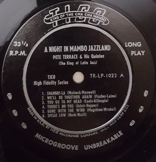 Pete Terrace - The King Of Latin-Jazz* : A Night In Mambo-Jazzland (LP, Album)