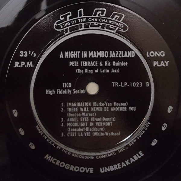 Pete Terrace - The King Of Latin-Jazz* : A Night In Mambo-Jazzland (LP, Album)