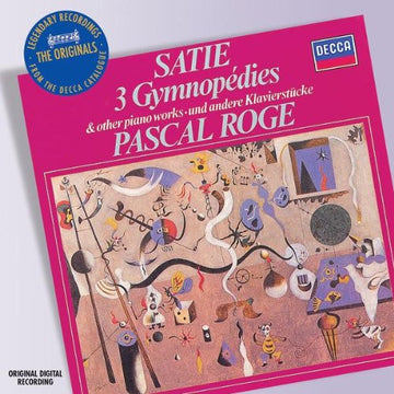 Erik Satie, Pascal Rogé : 3 Gymnopédies & Other Piano Works (CD, Album, RE)