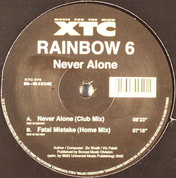 Rainbow 6 : Never Alone / Fatal Mistake (12")