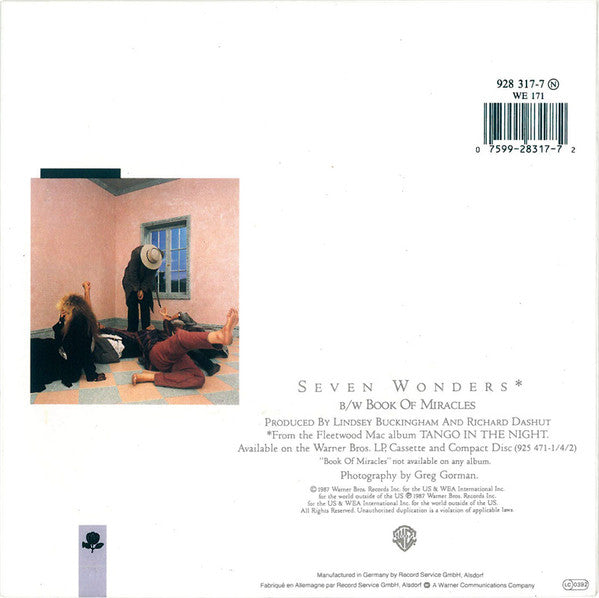 Fleetwood Mac : Seven Wonders (7", Single)