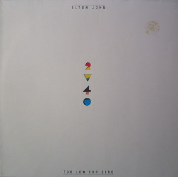 Elton John : Too Low For Zero (LP, Album)