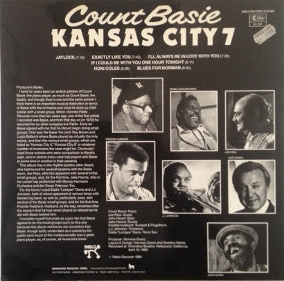 Count Basie : Kansas City 7 (LP, Album)