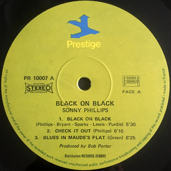 Sonny Phillips : Black On Black! (LP, Album)