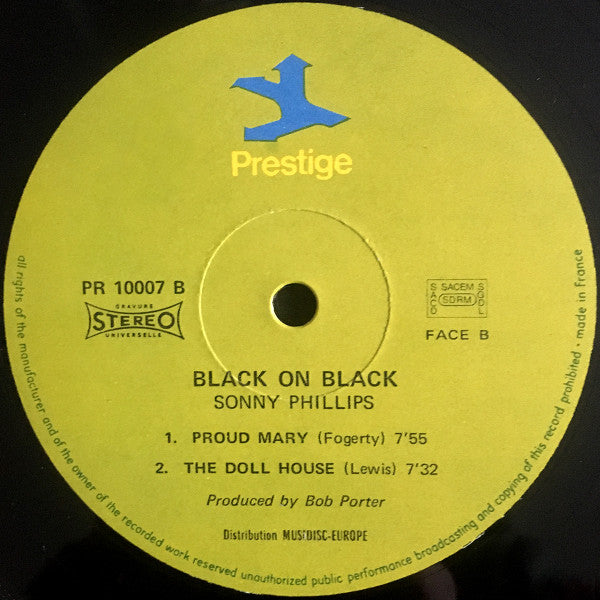 Sonny Phillips : Black On Black! (LP, Album)