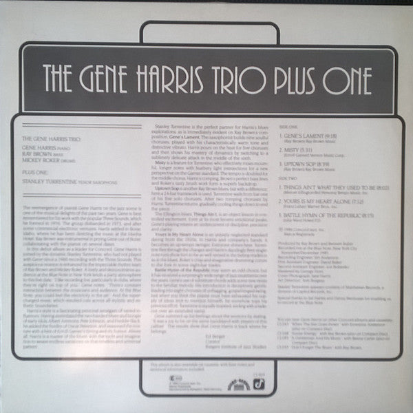 The Gene Harris Trio Plus One : The Gene Harris Trio Plus One (LP, Album)
