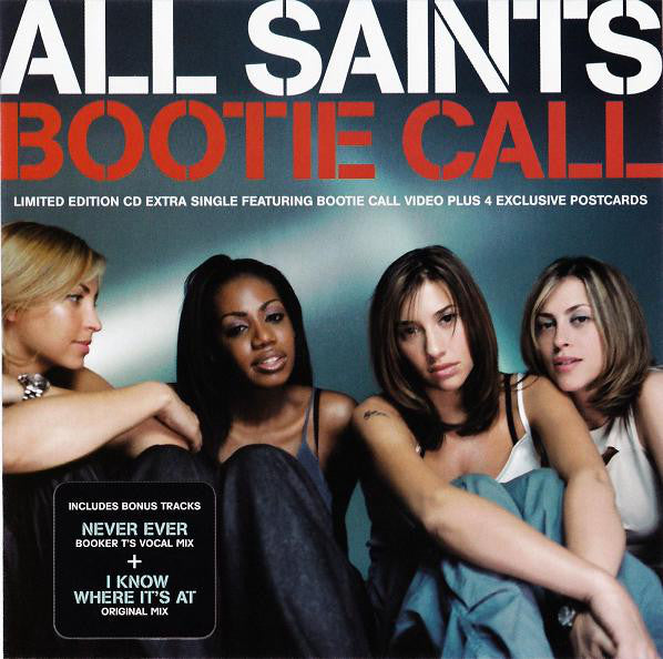 All Saints : Bootie Call (CD, Single, Enh, Ltd)