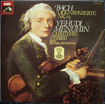 Johann Sebastian Bach, Yehudi Menuhin : Violinkonzerte Nr. 1-3 (LP, Album)