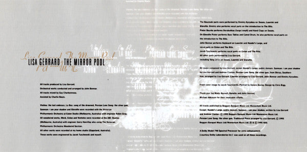 Lisa Gerrard : The Mirror Pool (CD, Album)