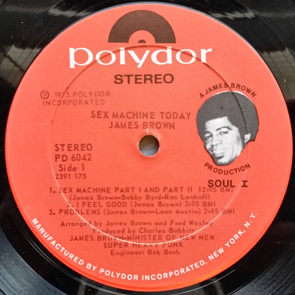 James Brown : Sex Machine Today (LP, Album, PRC)