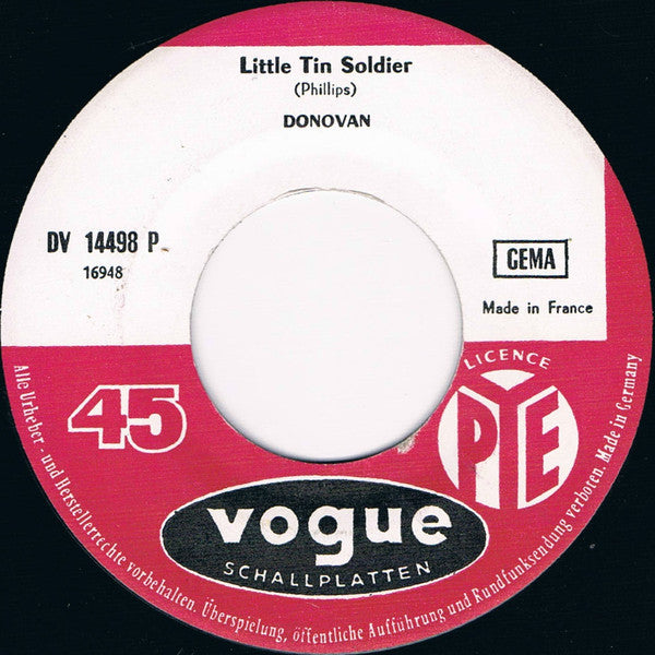 Donovan : Josie / Little Tin Soldier (7", Single)