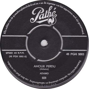 Adamo : Amour Perdu / Sans Toi Mamie (7", Single)