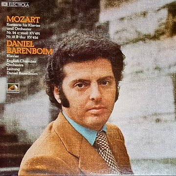 Daniel Barenboim, Wolfgang Amadeus Mozart, English Chamber Orchestra : Konzerte Für Klavier Und Orchester Nr.24 Nr.18 (LP, Album, RE)