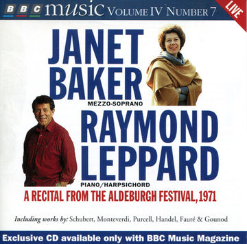 Janet Baker, Raymond Leppard : A Recital From The Aldeburgh Festival, 1971 (CD, Album)