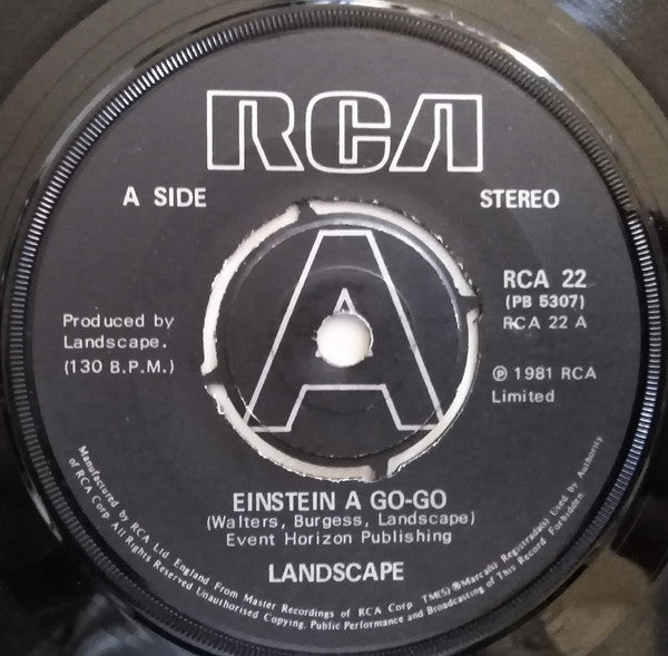 Landscape : Einstein A Go-Go (7", Single)