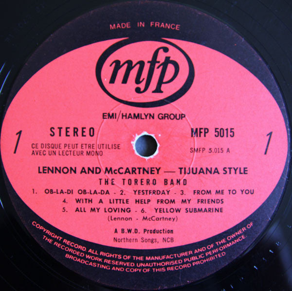 The Torero Band : Lennon & McCartney Tijuana Style (LP, Album, RE)