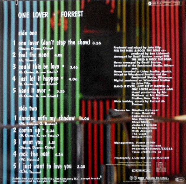 Forrest : One Lover (LP, Album)