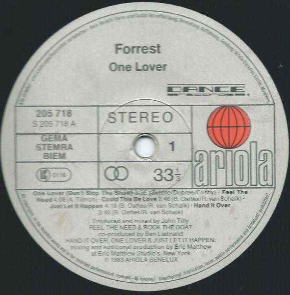 Forrest : One Lover (LP, Album)