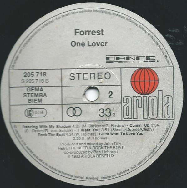 Forrest : One Lover (LP, Album)