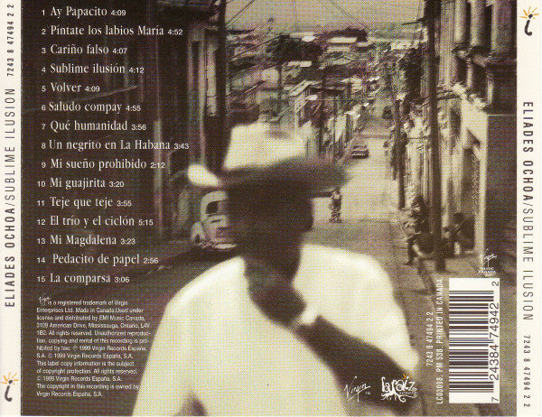 Eliades Ochoa Y El Cuarteto Patria : Sublime Ilusion (CD, Album)