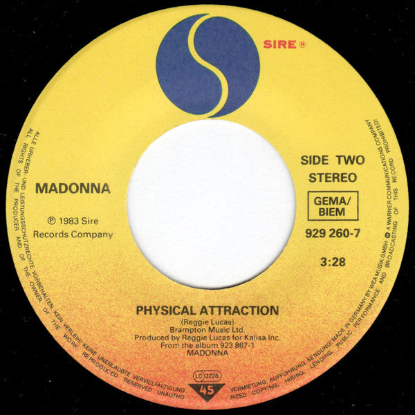 Madonna : Borderline (7", Single)