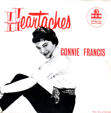 Connie Francis : Heartaches (7", EP, Mono)