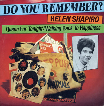 Helen Shapiro : Queen For Tonight / Walkin' Back To Happiness (7", Single, RE)