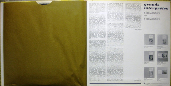 Igor Stravinsky Dirige Igor Stravinsky : Jazz : Preludium, Pastorale, Ragtime, Octuor, Tango, Concertino, Ebony-Concerto (LP)