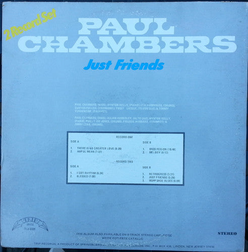 Paul Chambers (3) : Just Friends (2xLP, Comp)