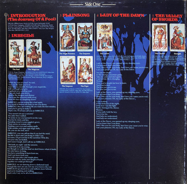 Mike Batt And Friends : Tarot Suite (LP, Album, Gat)