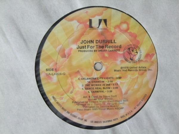 John Durrill : Just For The Record (LP, Album)
