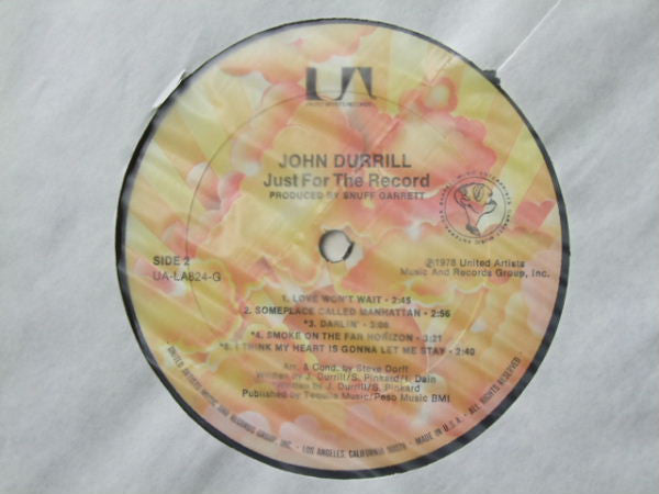 John Durrill : Just For The Record (LP, Album)