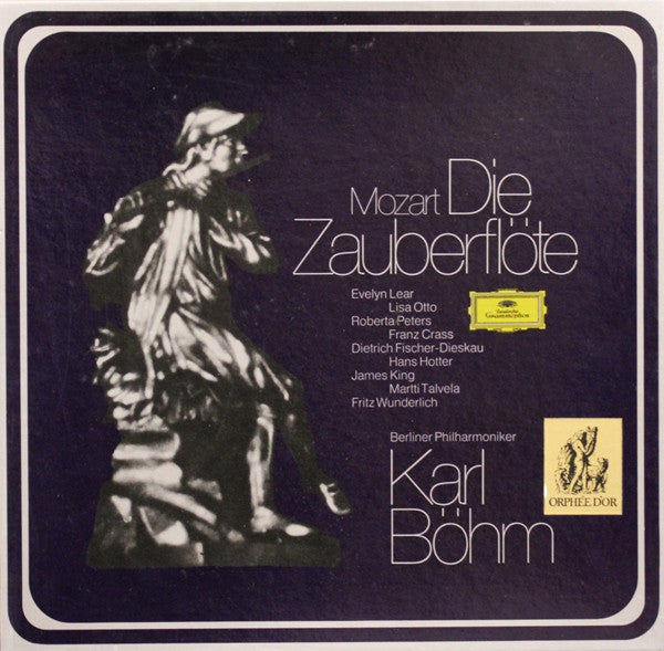 Wolfgang Amadeus Mozart - Karl Böhm : Die Zauberflöte  (3xLP, RE + Box)