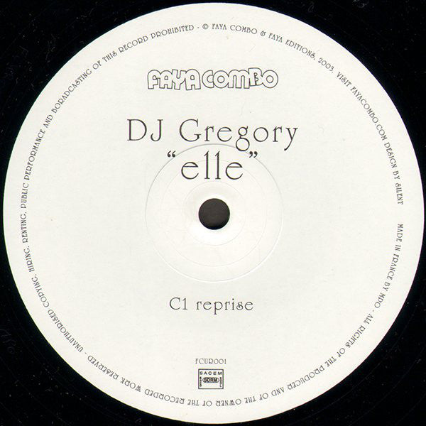 DJ Gregory : Elle - Unplayed Mixes (2x12")
