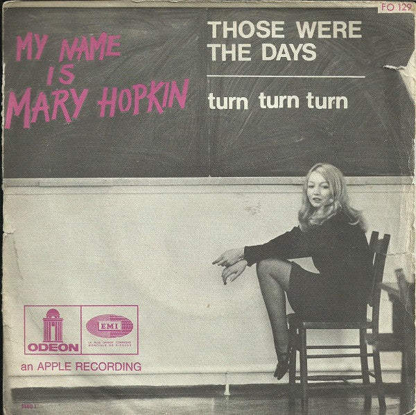 Mary Hopkin : Those Were The Days (7", Single)