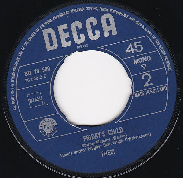 Them (3) : Friday's Child (7", EP)