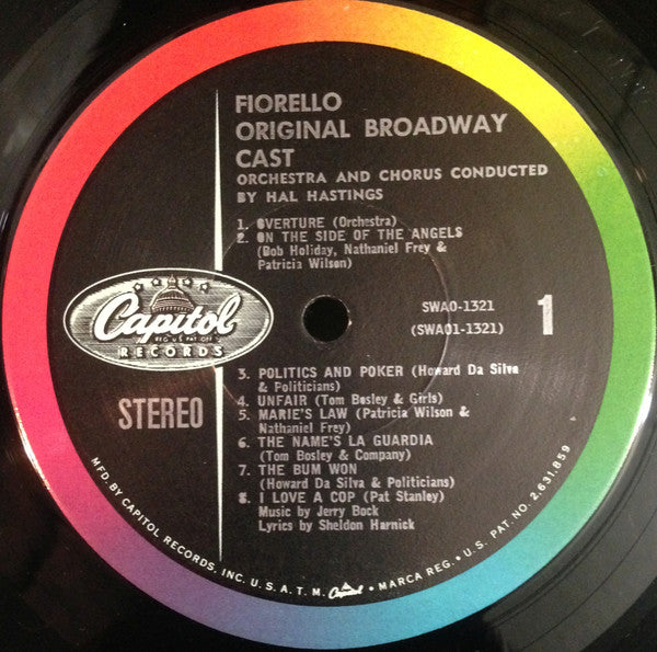 "Fiorello!" Original Broadway Cast : Fiorello! (LP, Album)