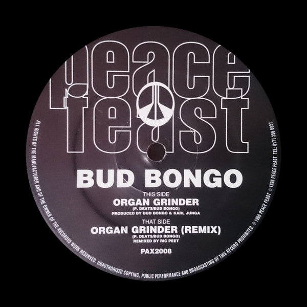 Bud Bongo : Organ Grinder (12")