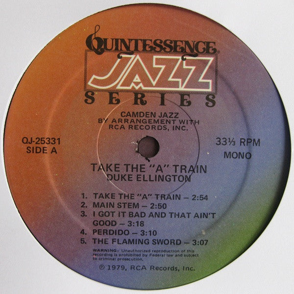 Duke Ellington : Take The "A" Train (LP, Comp, Mono)