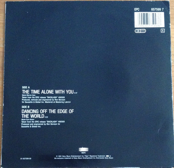 Bad English Featuring John Waite : The Time Alone With You (7", Single)