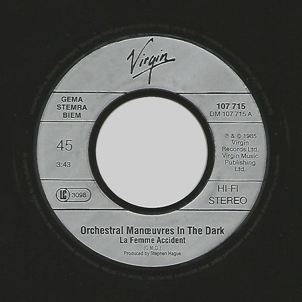 Orchestral Manoeuvres In The Dark : La Femme Accident (7", Single, M/Print)