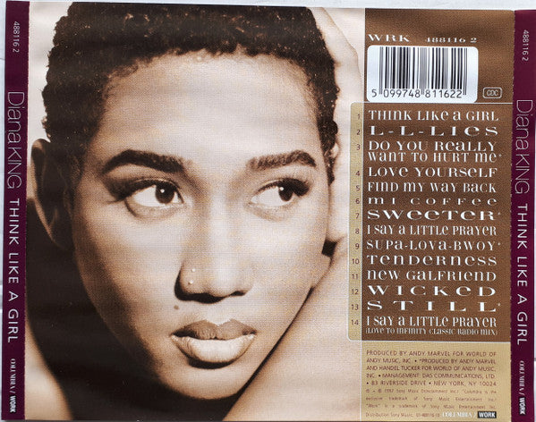 Diana King : Think Like A Girl (CD, Album, RE)