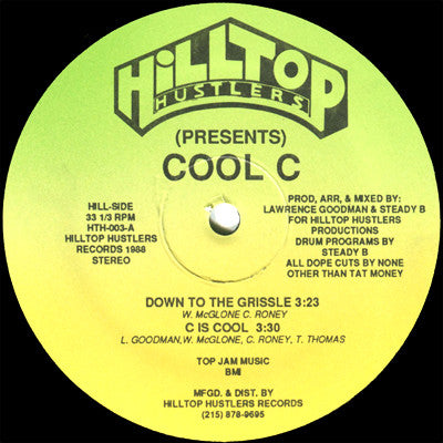 Cool C : Down To The Grissle (12")