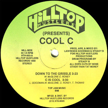 Cool C : Down To The Grissle (12")