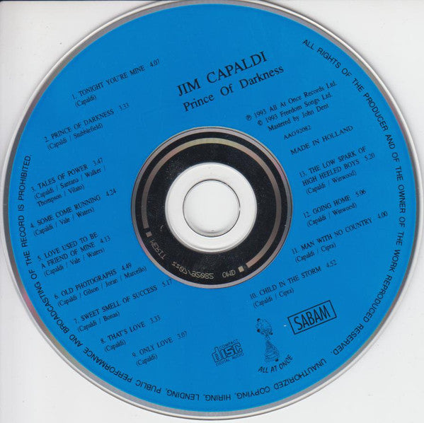 Jim Capaldi : Prince Of Darkness (CD, Comp)