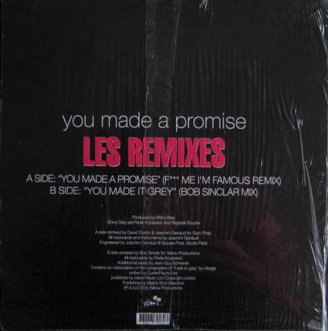 ShinyGrey : You Made A Promise (Les Remixes) (12")