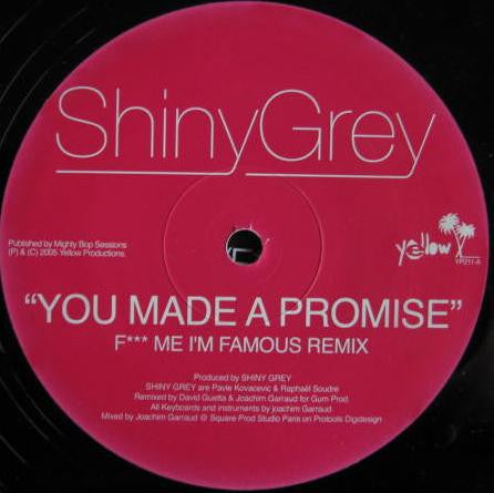 ShinyGrey : You Made A Promise (Les Remixes) (12")
